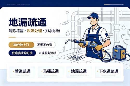 南阳地漏疏通